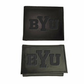 Brigham Young University, Bi-Fold and Tri-Fold Wallet Gift Set, Black, Collegiate, Home