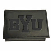 Brigham Young University, Tri-Fold Wallet, Black, Collegiate, Home