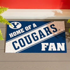 Brigham Young University, PVC Mat COLOR, Home of a Fan, Collegiate
