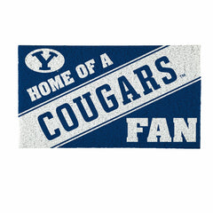 Brigham Young University, PVC Mat COLOR, Home of a Fan, Collegiate