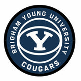 LED Wall Decor, Round, Brigham Young University, Collegiate, Home