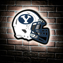 LED Wall Decor, Helmet, Brigham Young University, Collegiate, Home