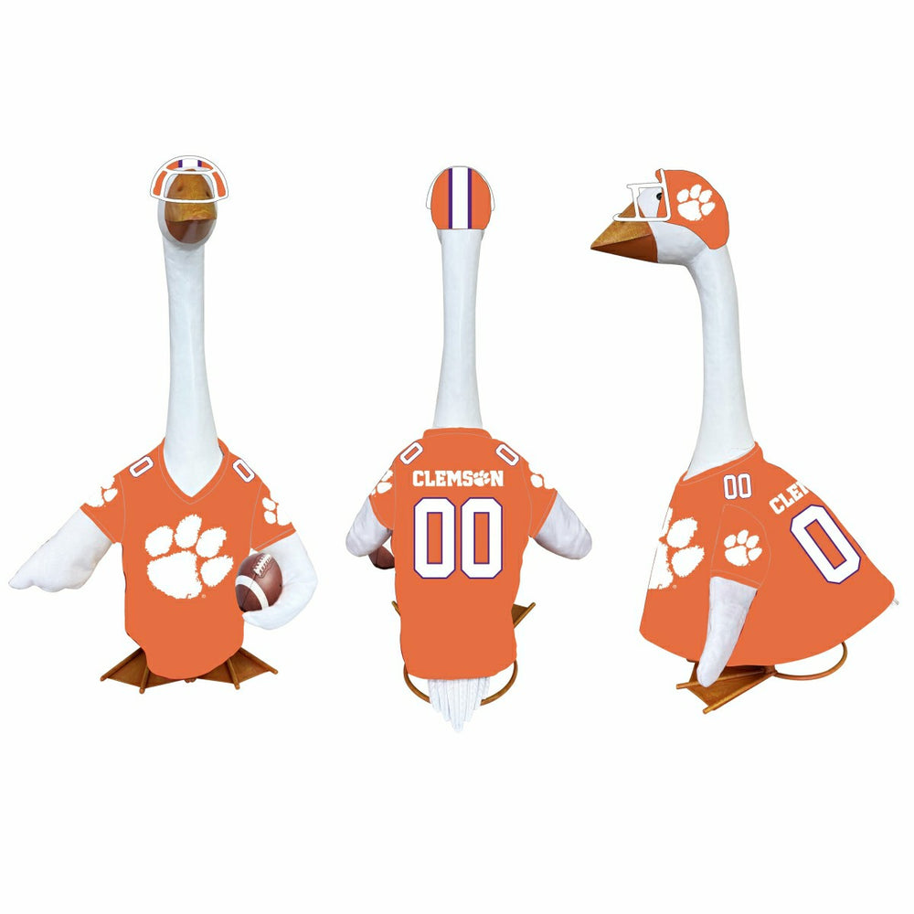 Clemson University Sports Porch Goose Uniform, Collegiate, Home