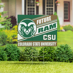 Colorado State University Coroplast Yard Sign, Future Student, Collegiate, Home