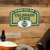 Colorado State University USA Embossed Steel Wall Sign, 11" x 17", Collegiate, Home