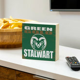 Colorado State University Plock, Down Home Fans, 6x6, Collegiate, Home