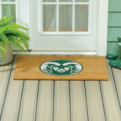 Colorado State University Large Full Color Coir Mat, 36"x24", Collegiate