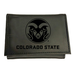 Colorado State University, Tri-Fold Wallet, Black, Collegiate, Home