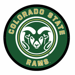 LED Wall Decor, Round, Colorado State University, Collegiate, Home
