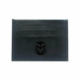 Slim Card Holder with RFID Blocking, Colorado State University, Black, Collegiate, Home