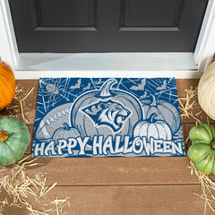 Dakota Wesleyan University Halloween Mat, 28"x16", Collegiate