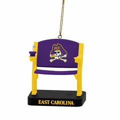 Stadium Seat Ornament, East Carolina University, Collegiate, Home