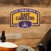 East Carolina University USA Embossed Steel Wall Sign, 11" x 17", Collegiate, Home