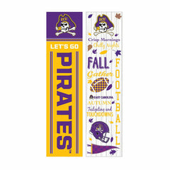 46" Double Sided Leaner, East Carolina University, Fall Seasonal, Collegiate, Home
