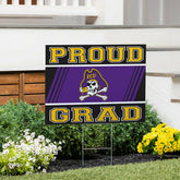 East Carolina University Coroplast Yard Sign Graduate, Collegiate, Home