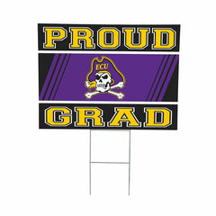 East Carolina University Coroplast Yard Sign Graduate, Collegiate, Home