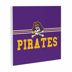 East Carolina University Wood Wall Sign, 12x12, Collegiate, Home