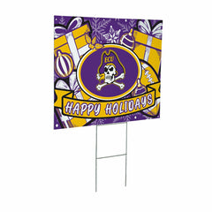 East Carolina University Yard Sign, Holiday, Collegiate, Home