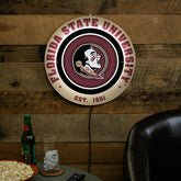 Florida State University, Metal Lite, Round, Collegiate