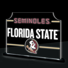 Florida State University College Rectangle Desklite LED Decor, Collegiate, Home