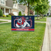 Fresno State Yard Sign, Patriotic, Collegiate, Home