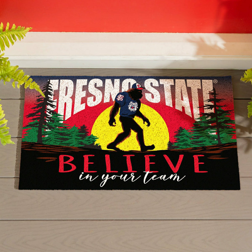 Fresno State Bigfoot PVC Mat, 28"x16", Collegiate