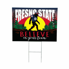 Fresno State Yard Sign, Bigfoot, Collegiate, Home