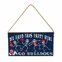 Fresno State Halloween Wood Wall Sign, 6x11, Collegiate, Home