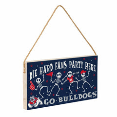 Fresno State Halloween Wood Wall Sign, 6x11, Collegiate, Home