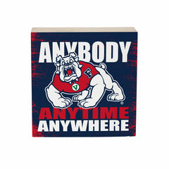 Fresno State Plock, Down Home Fans, 6x6, Collegiate, Home