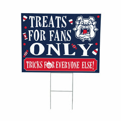 Fresno State Yard Sign, Halloween Treats for Fans, Collegiate, Home