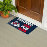 Fresno State Fan Mat, 28"x16", Collegiate