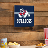 Fresno State Wood Wall Sign, 12x12, Collegiate, Home