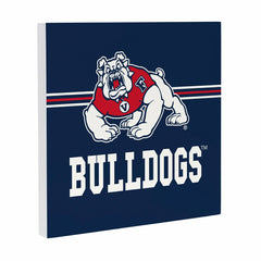 Fresno State Wood Wall Sign, 12x12, Collegiate, Home