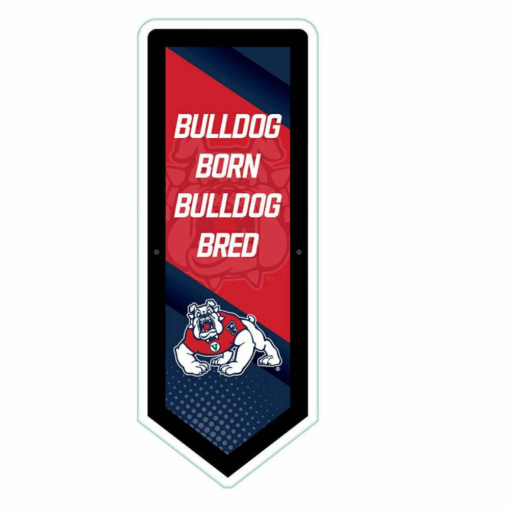 Fresno State College Pennant Glazelite LED Decor, Collegiate, Home
