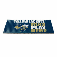 Georgia Tech Fan Mat, 28"x16", Collegiate