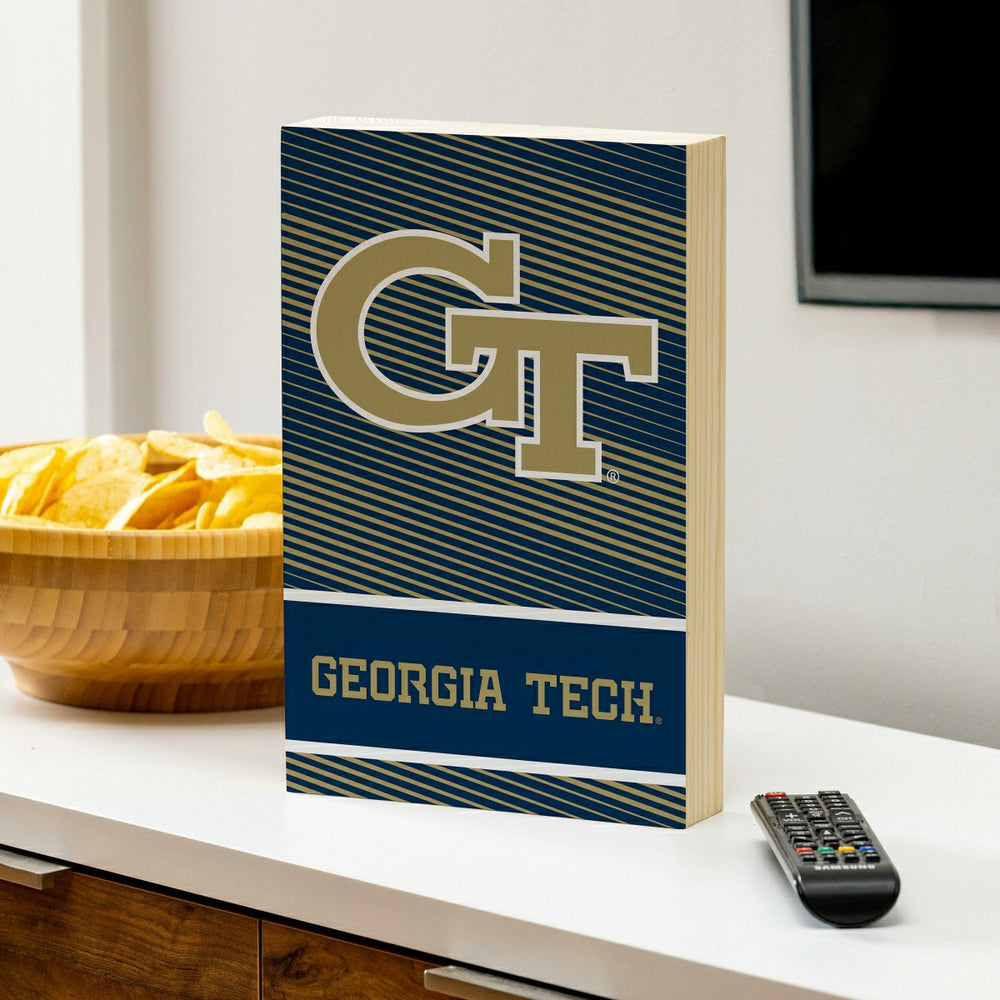 Georgia Tech Plock, Down Home Fans, 8x12, Collegiate, Home
