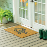 Georgia Tech Large Full Color Coir Mat, 36"x24", Collegiate