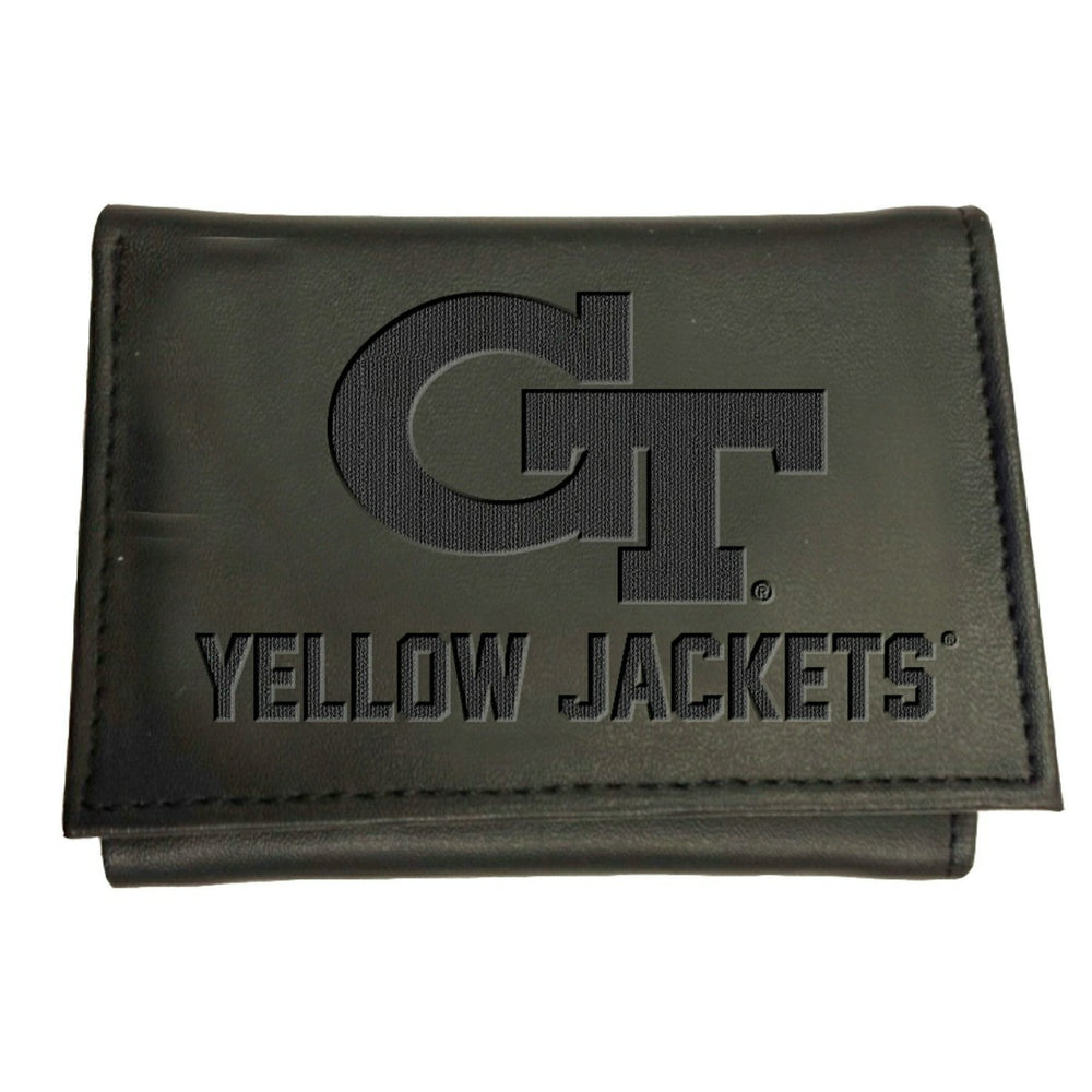 Georgia Tech, Tri-Fold Wallet, Black, Collegiate, Home