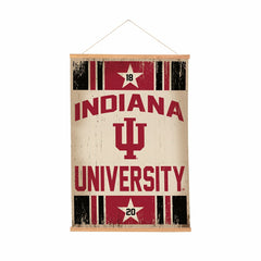 Indiana University, Canvas Wall Tapestry, Medium, 36x24, Collegiate, Home