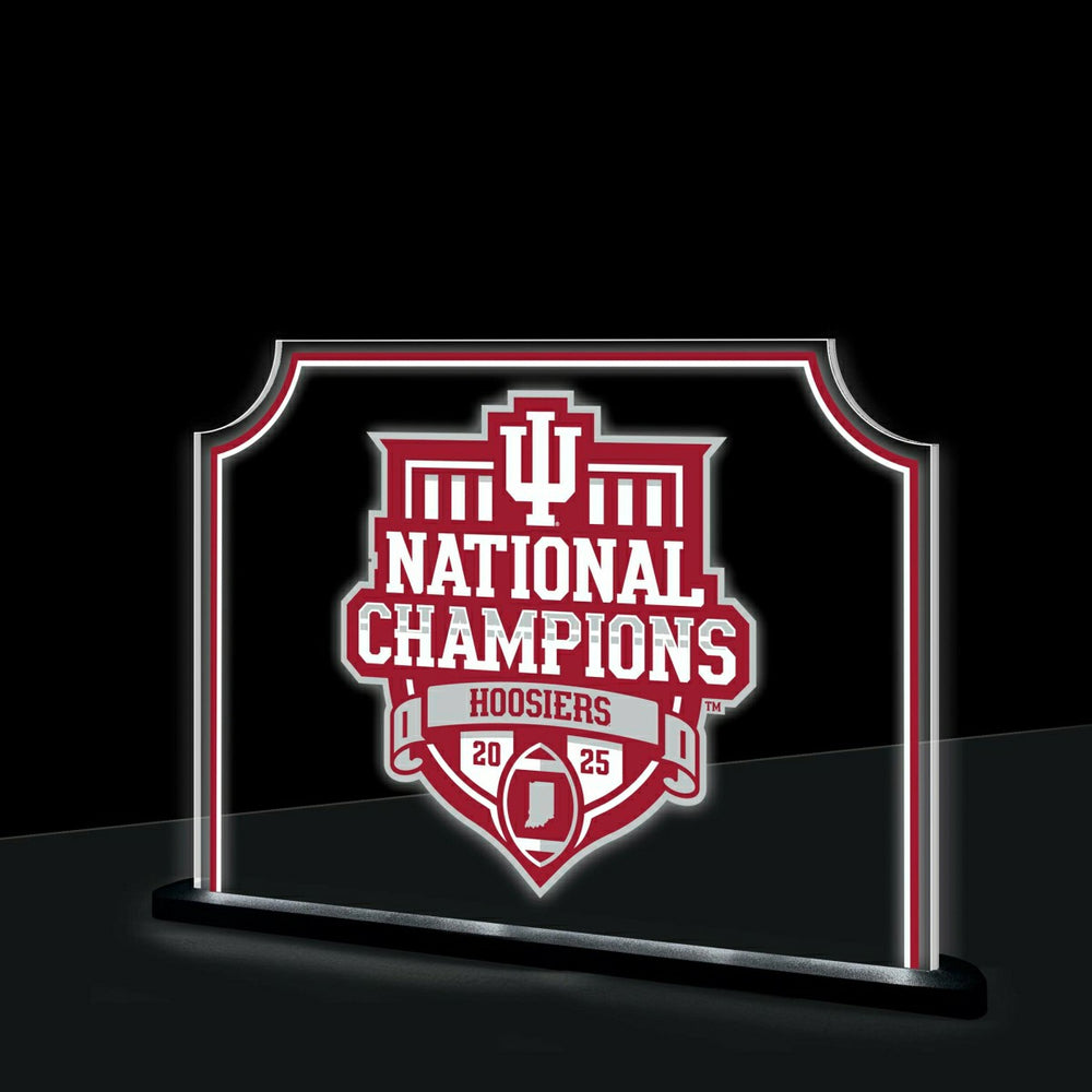 Indiana University, Div 1 Champs, Rectangle Desklite LED Décor, Collegiate, Home