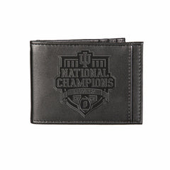 Indiana University, Div 1 Champs, Front Pocket Wallet, Black, Collegiate, Home