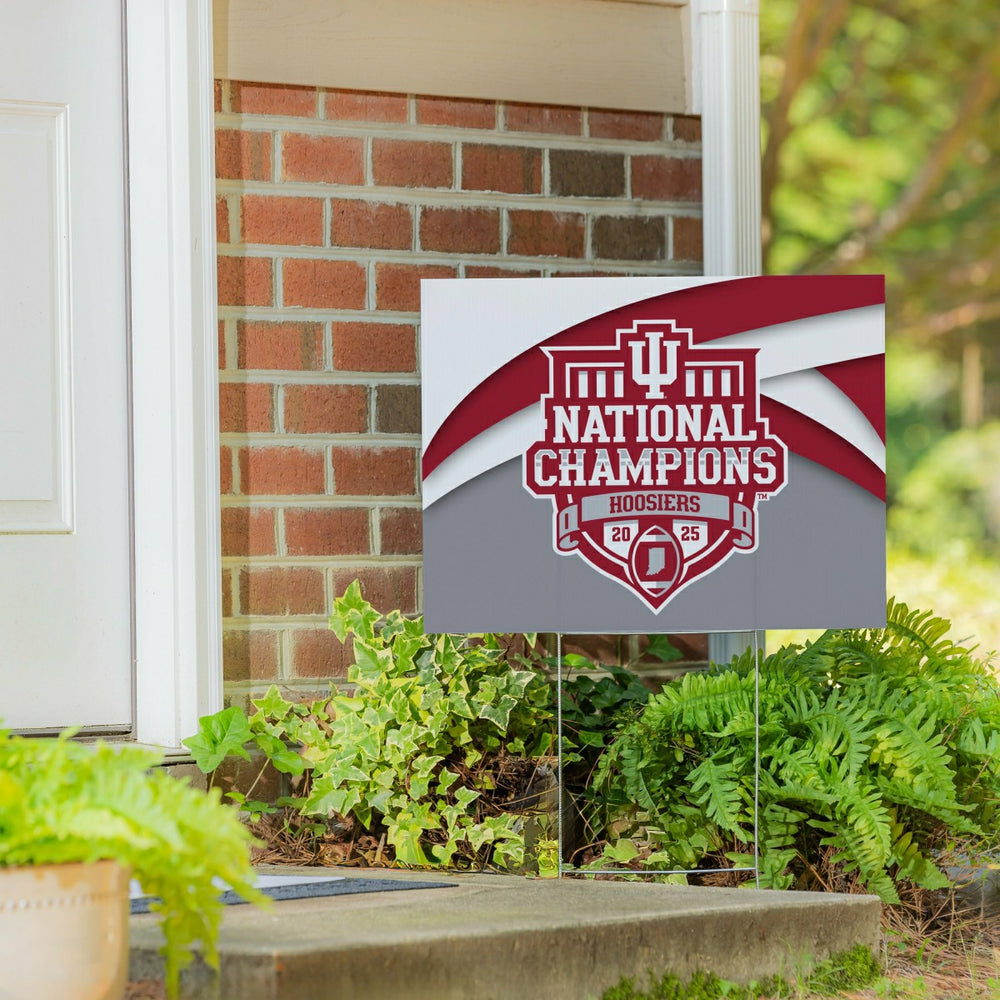 Indiana University, Div 1 Champs, Cororplast Yard Sign, Collegiate, Home