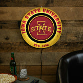 Iowa State University, Metal Lite, Round, Collegiate