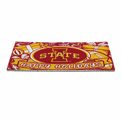 Iowa State University Holiday PVC Mat, 28"x16", Collegiate