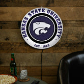 Kansas State University, Metal Lite, Round, Collegiate