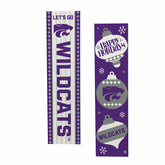 Kansas State University 47" Double Sided Leaner, Christmas, Collegiate, Home