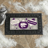 Kansas State University,University of Kansas Holiday Flocked Coir Sass, Collegiate