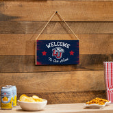 Liberty University Wood Wall Sign, 6x11, Collegiate, Home