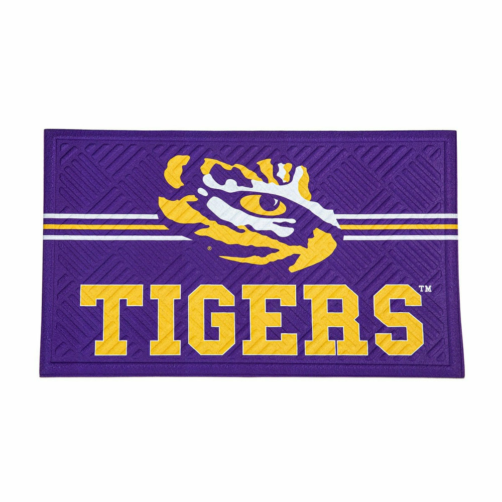 Embossed Mat, Cross Hatch, Louisiana State University, Collegiate